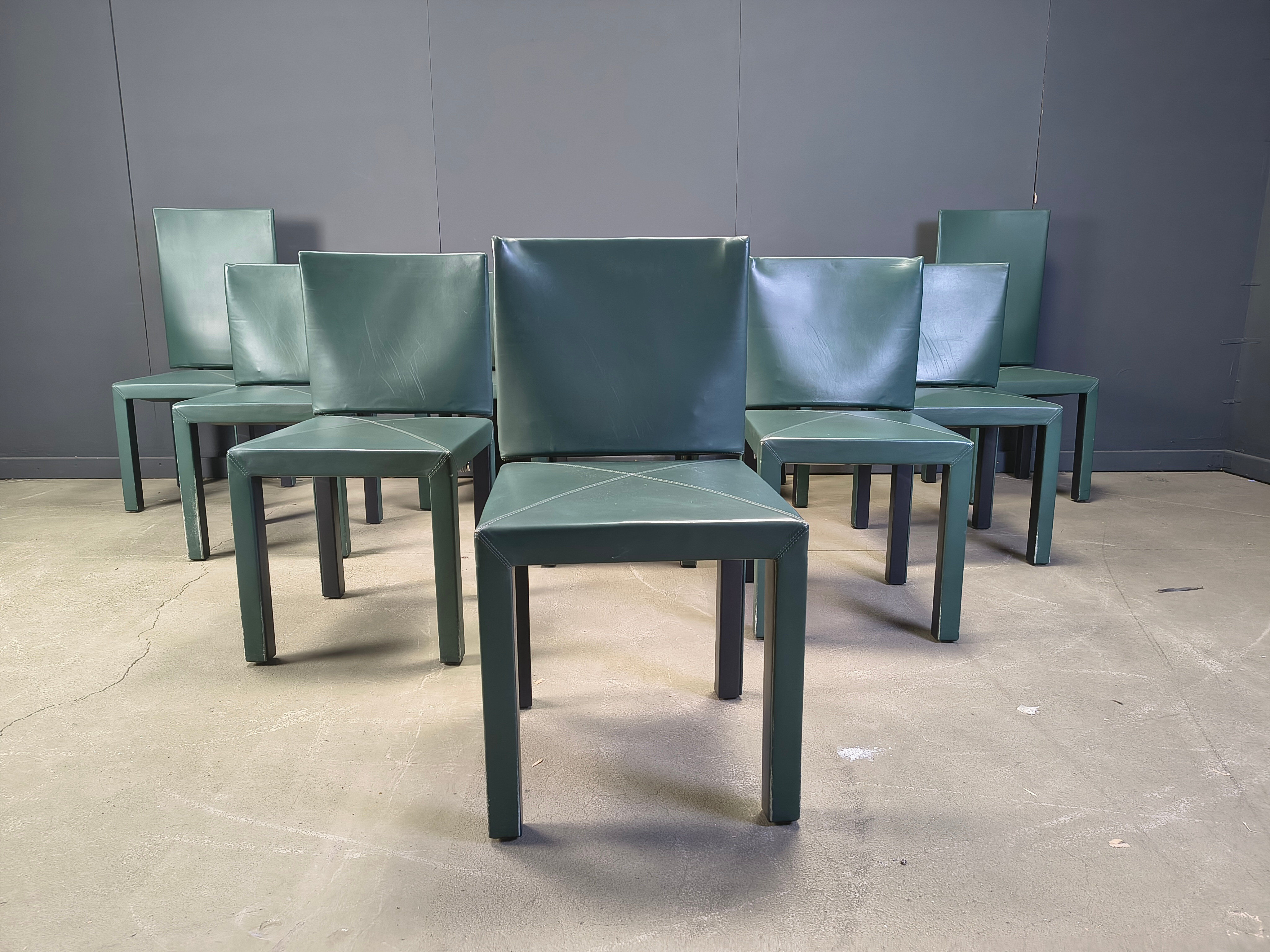 Arcadia dining chairs by Paolo Piva for B&B Italia set of 10