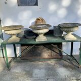 3 Medici vases in reconstructed stone