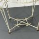 Side table in iron and glass in French Regency style, 1950s.