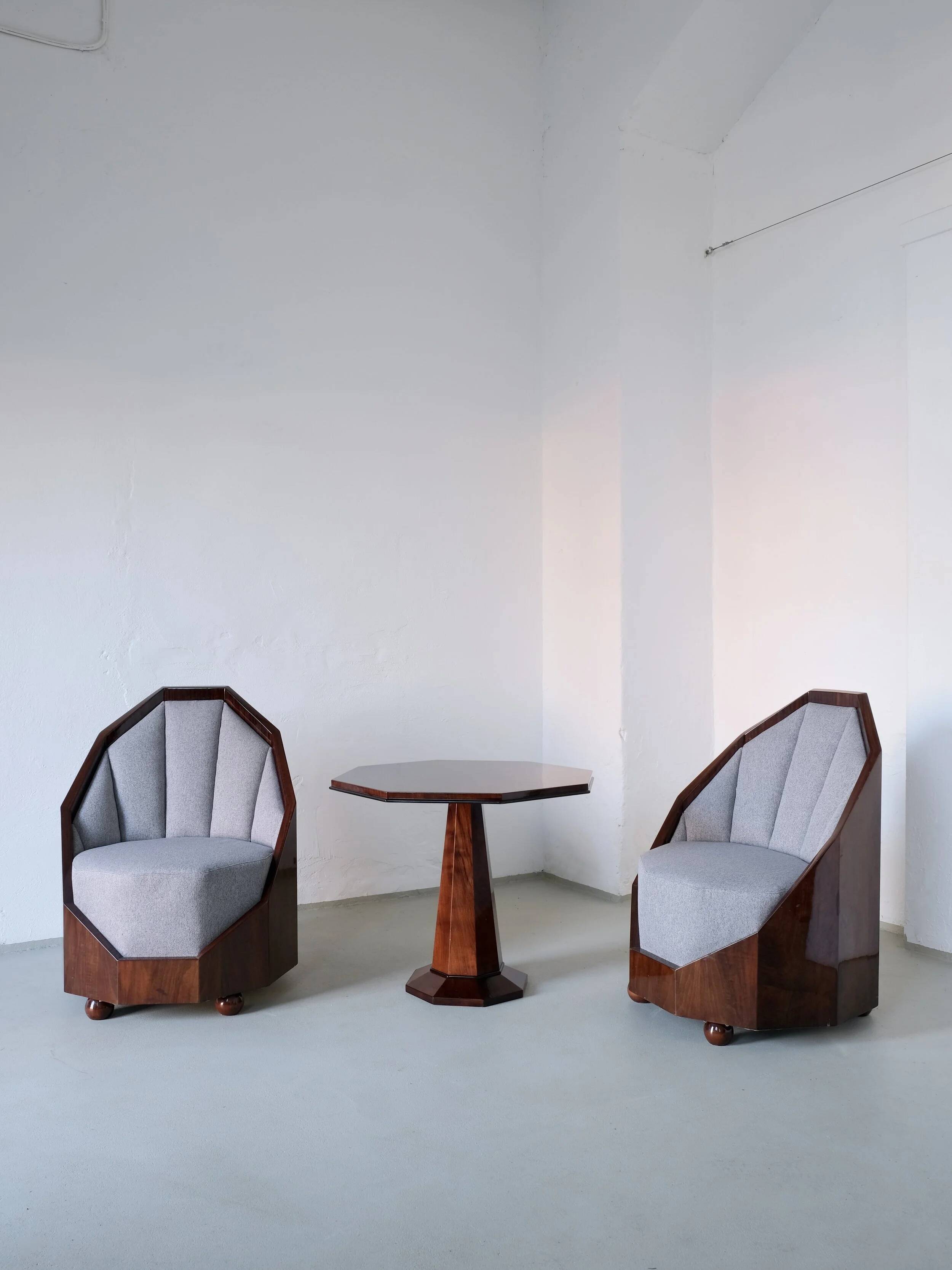 Leon-Emile Bouchet Art Deco lounge set | 1930s