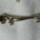 12 silver metal knife holders 6 dogs and 6 cats