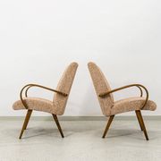 Vintage Armchairs, By J. Smidek For Ton, Czechoslovakia, 1960's, set of 2