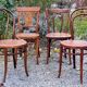 Lot 4 chaises bistrot début XXe