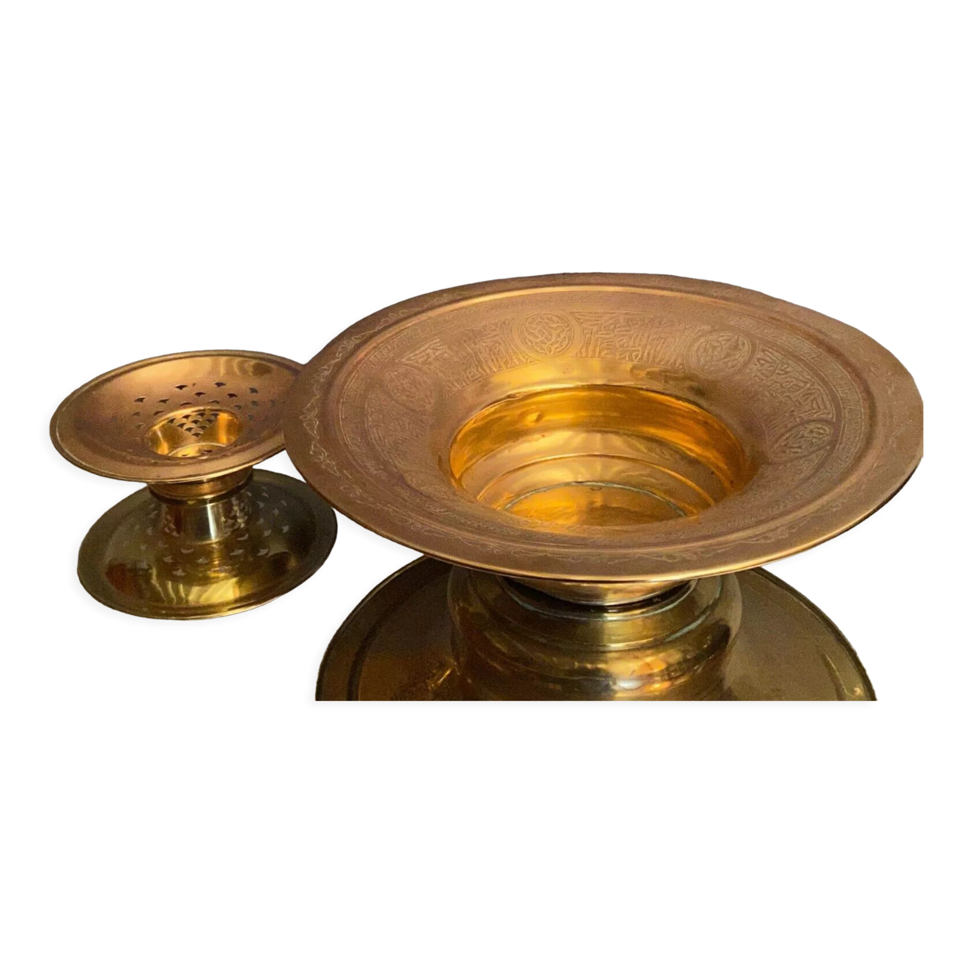 Basin brass bronze chiseled decoration art of islam middle east