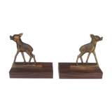 Old book in chiseled bronze