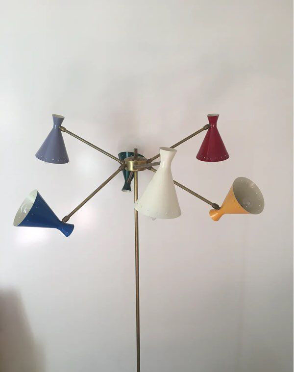 Italian lamppost 6 arms