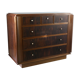 Commode art déco en palissandre et acajou