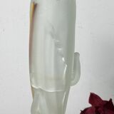 Vase in opaque glass paste