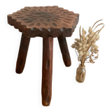 Brutalist tripod stool