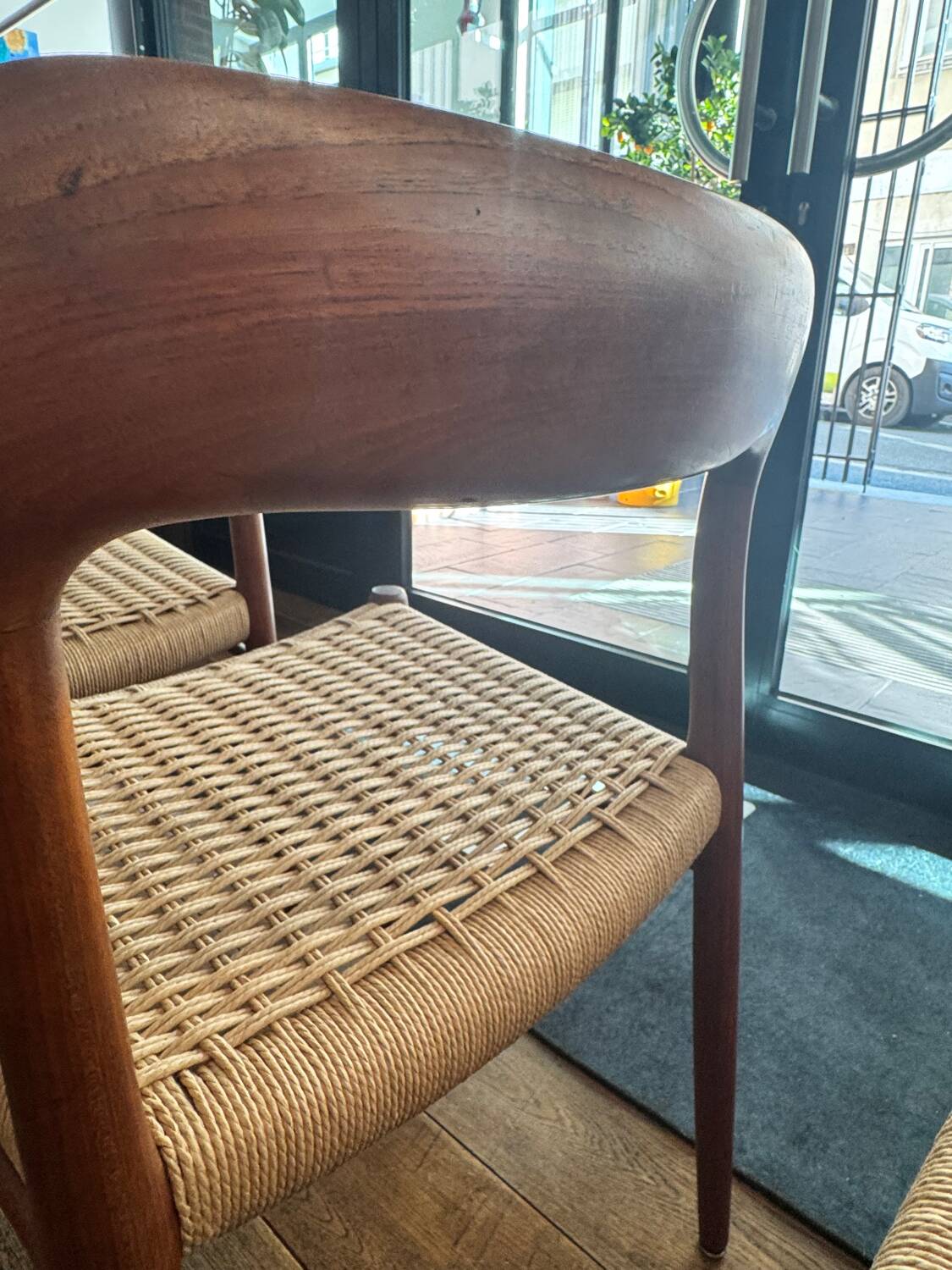 Set of 4 chairs by Niels Otto Moller