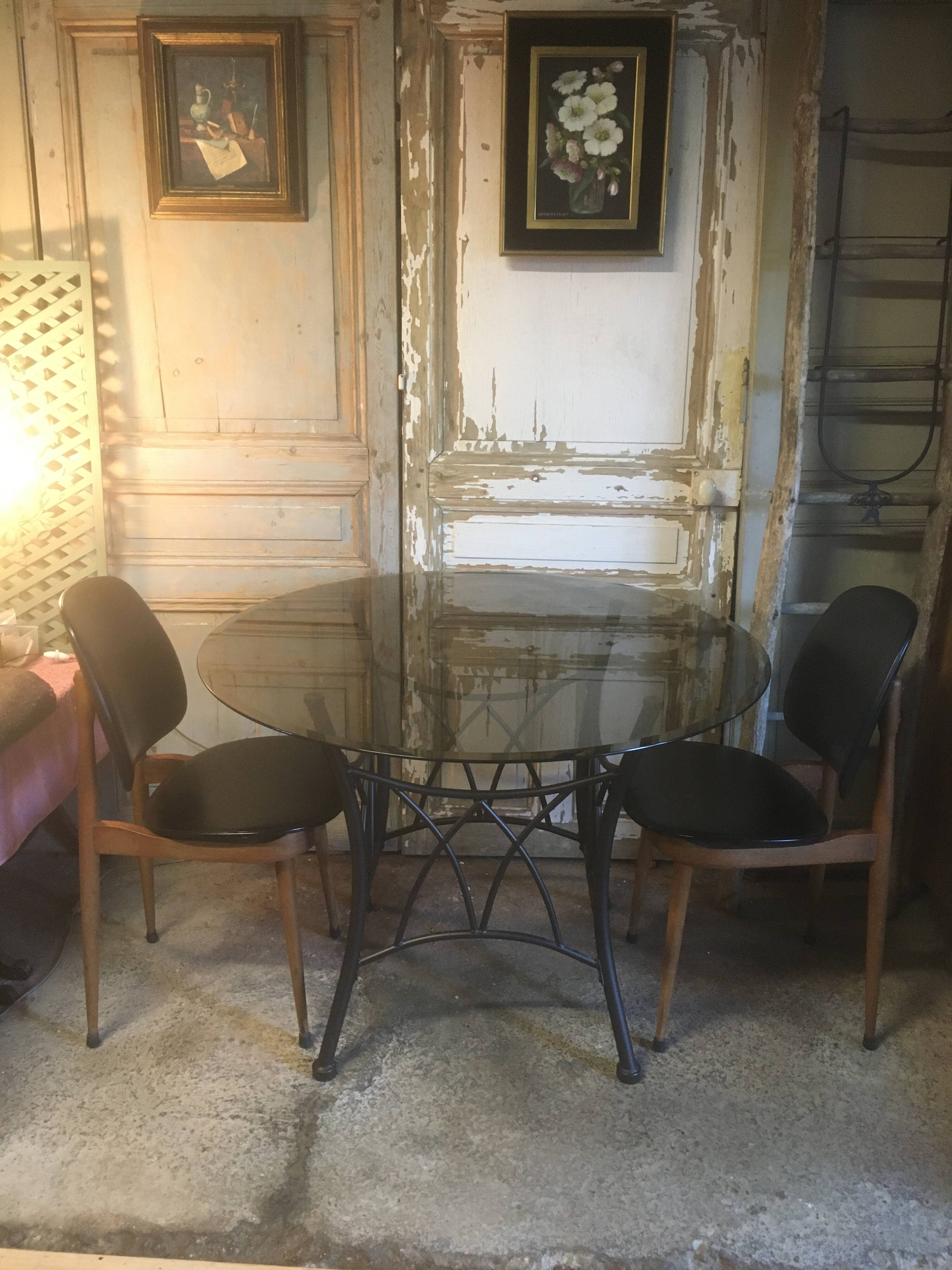 Pair of Pegase chairs by Baumann 1960