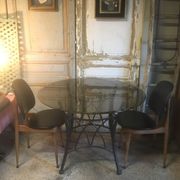 Paire de chaises Pegase par Baumann 1960
