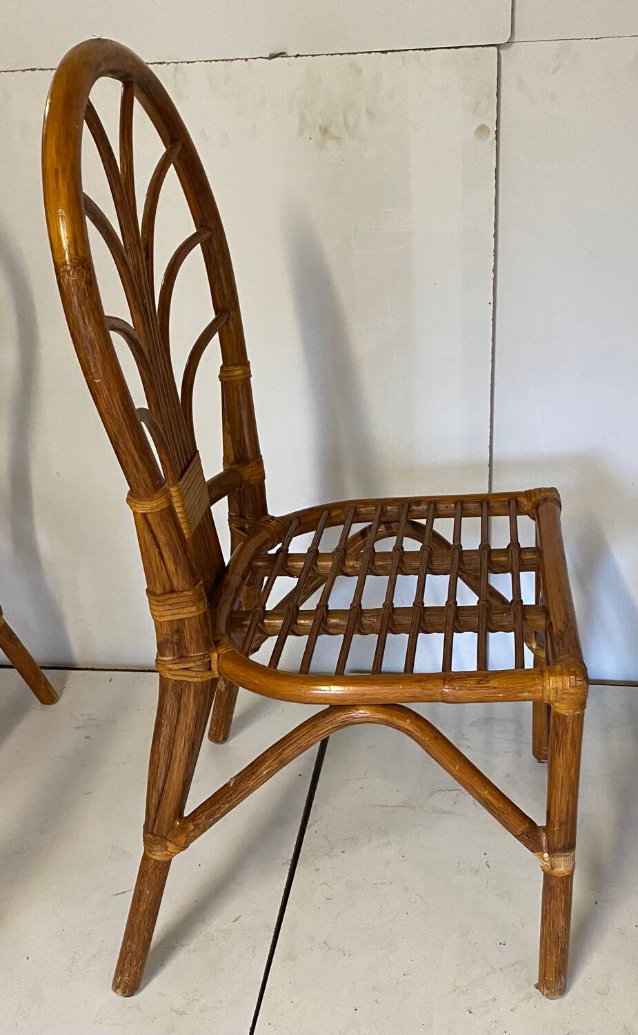 60s bamboo chairs