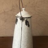 Pot à lait en tôle émaillée