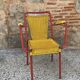 Garden armchair in scoubidou