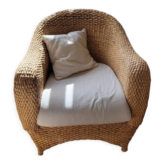 Rattan armchair