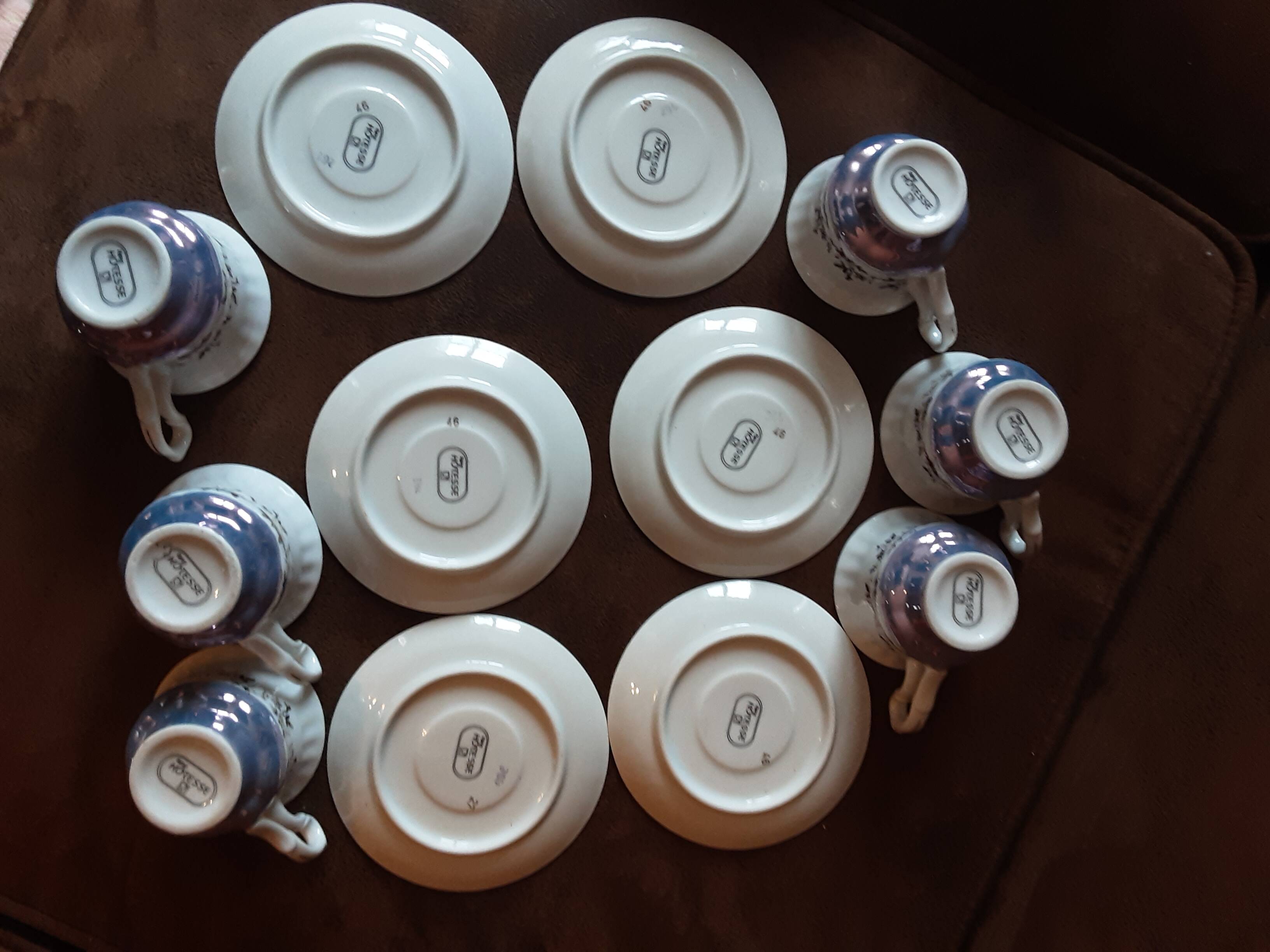 Service à café porcelaine