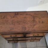 Commode en bois massif
