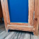 Vintage wooden factory wardrobe