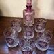 Cut crystal whisky service