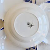 4 vintage deep plates Digoin Sarreguemines Corsica