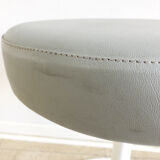 Vintage gray tulip stool 1970s