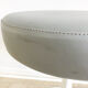 Tabouret tulipe vintage gris 1970