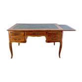 Old flat wooden desk