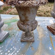 Lot of 6 Medici Cast Iron Vases from Charleville - Mézières 1900