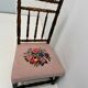 Children's chair Napoleon III wood turned vintage