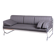 Bauhaus Sofa in Chrome and Fabric from Robert Slezak, Czech, 1930s