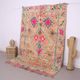 Tapis marocain vintage en laine colorée