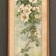 Watercolor on paper still life bouquet of flowers by J. Crédey 20th century