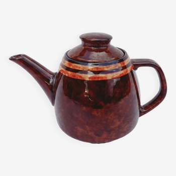 Vintage glazed stoneware teapot