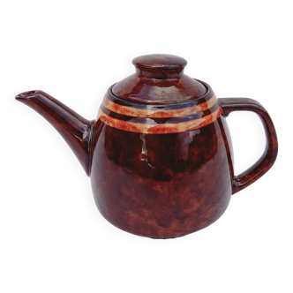 Vintage glazed stoneware teapot