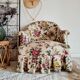 Fauteuil crapaud ancien fleuri