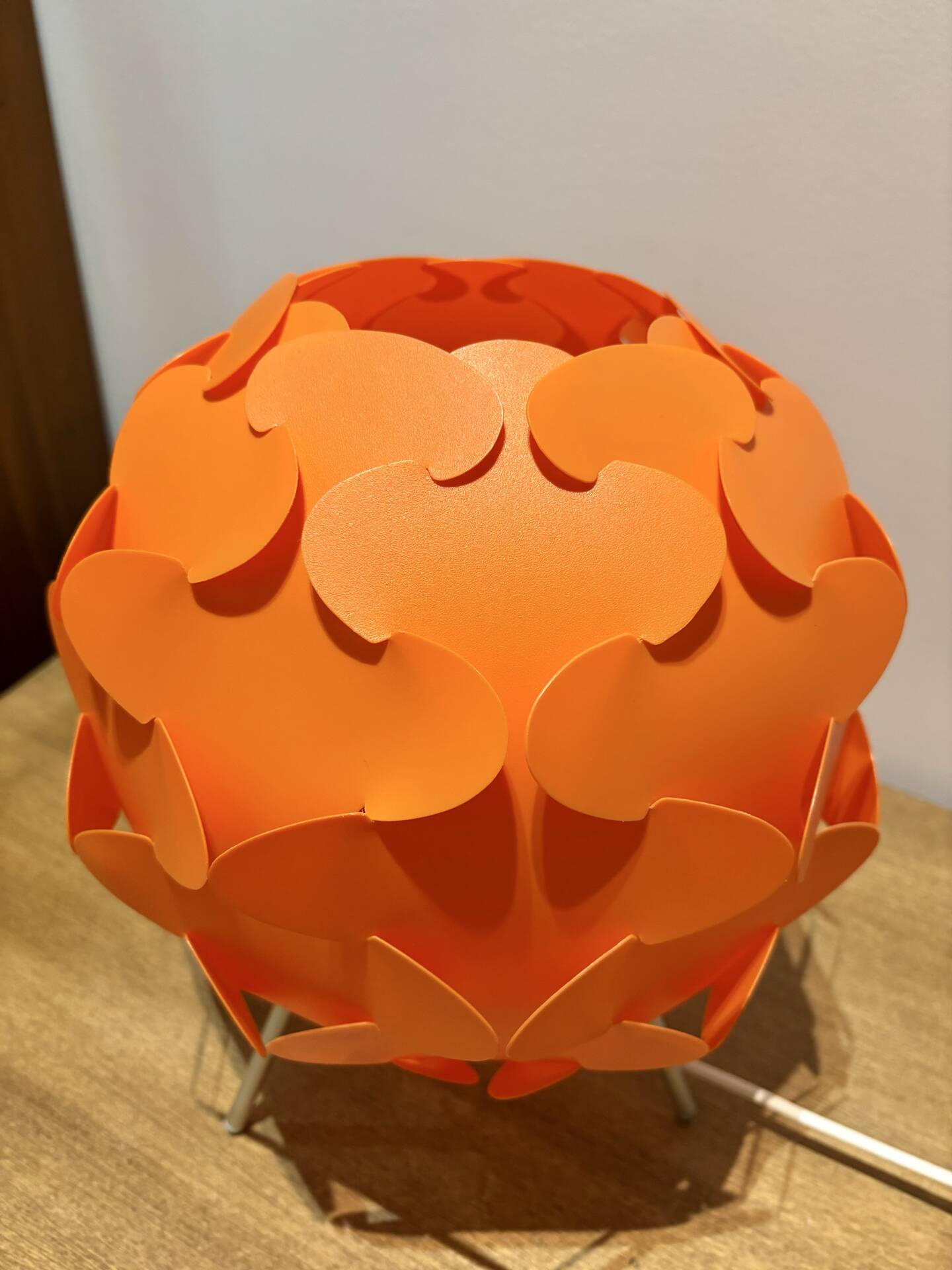 IKEA vintage Fillsta orange lamp