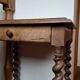 Side table, Louis XIII style console in walnut.