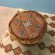 Table basse tam-tam en rotin vintage