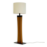 Lampe de sol en teck des années 50 italienne