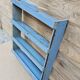 Burmese teak wall shelf