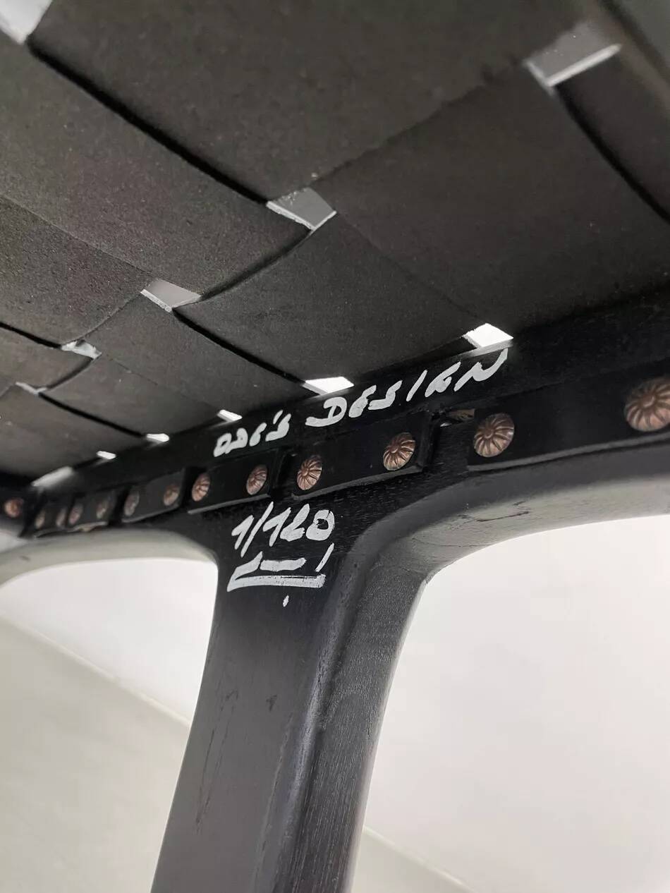 Pair of "Hollywood" model leather armchairs by Olivier de Schrijver