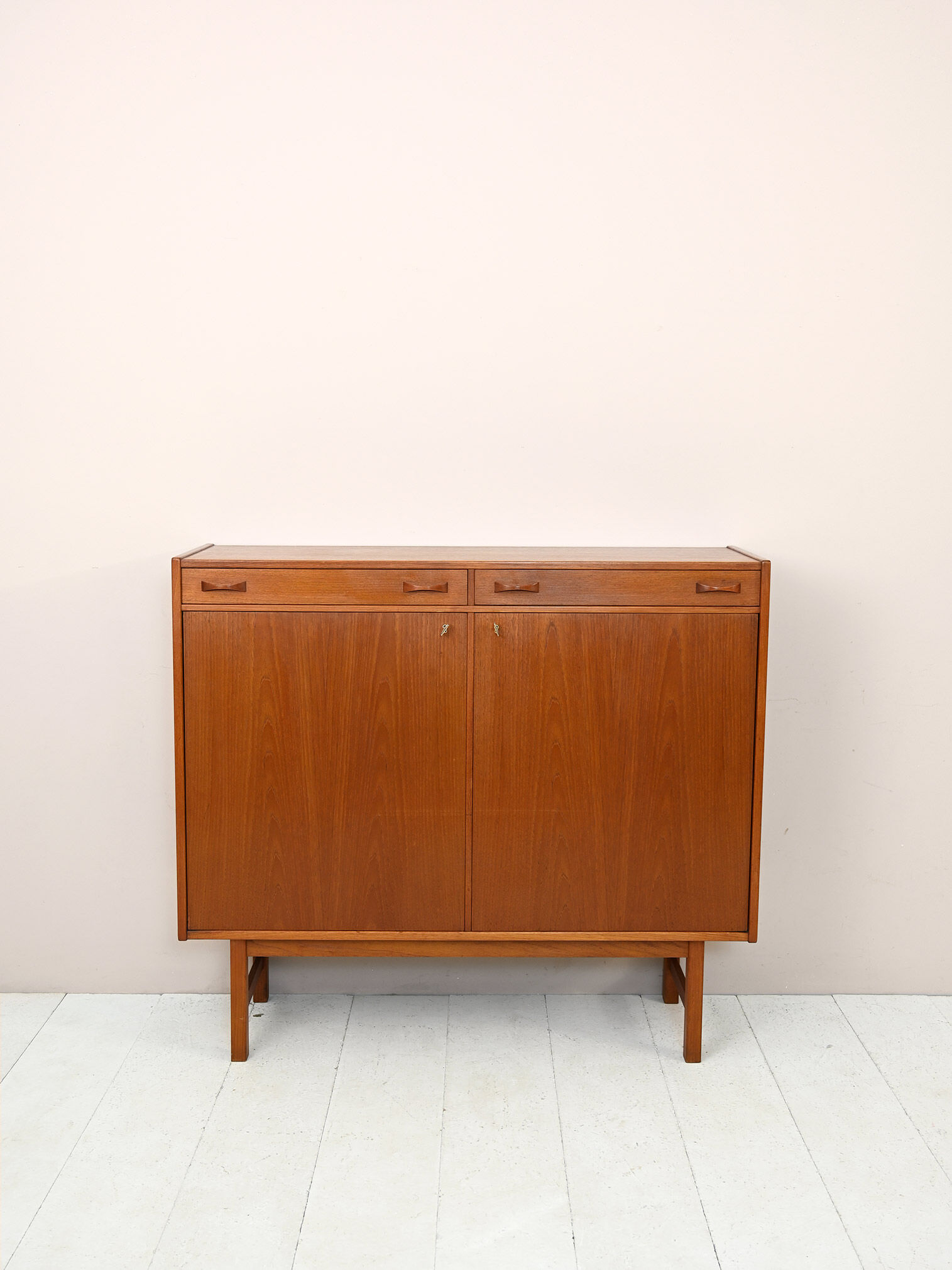 Vintage Scandinavian sideboard with drawers