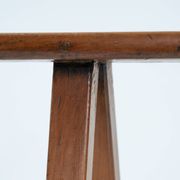 Banc en chêne de style Art Déco français, années 1930