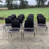 Set of 14 Galvanitas S22 chairs