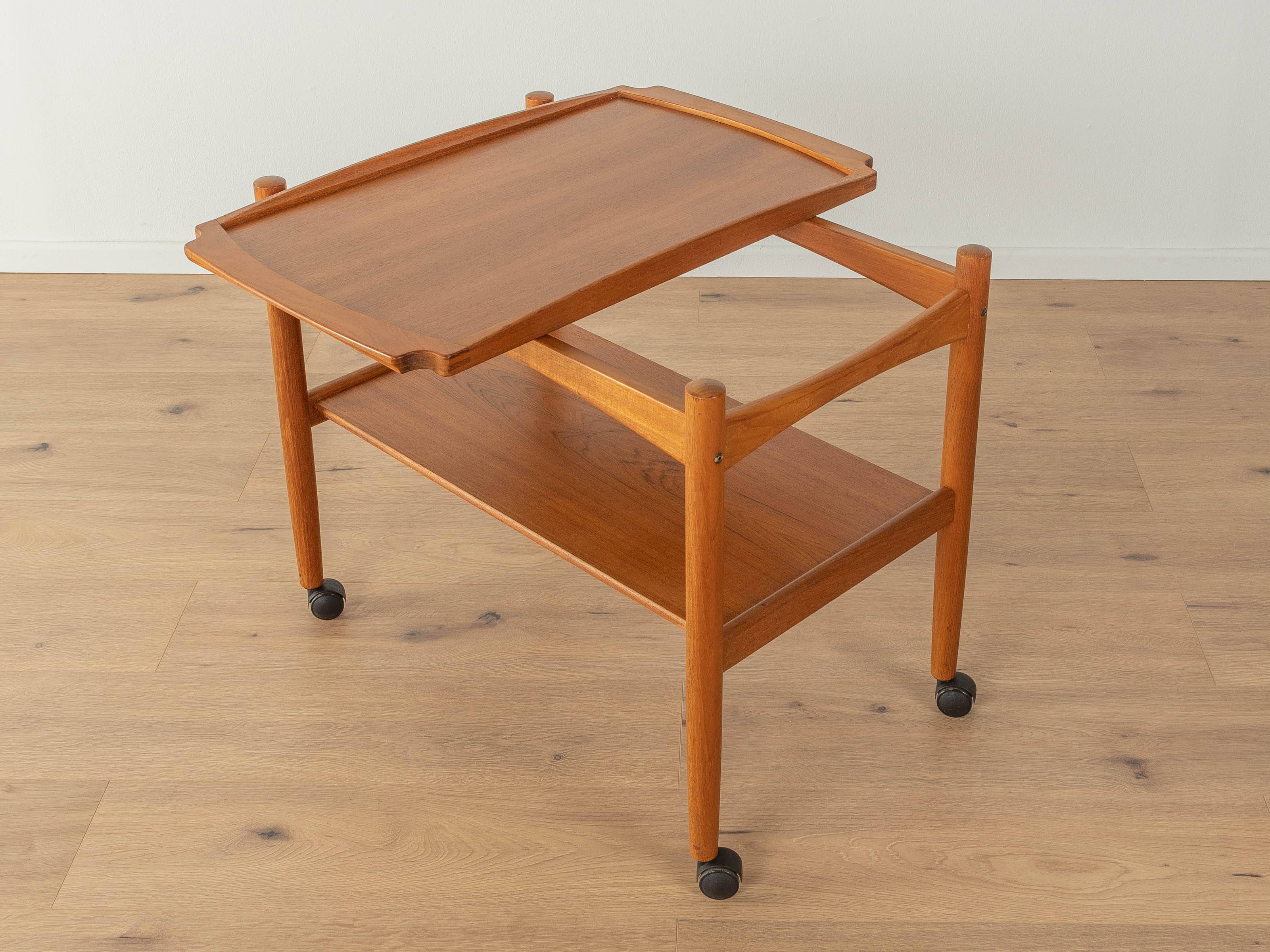 1960s serving trolley, Poul Hundevad, vintage