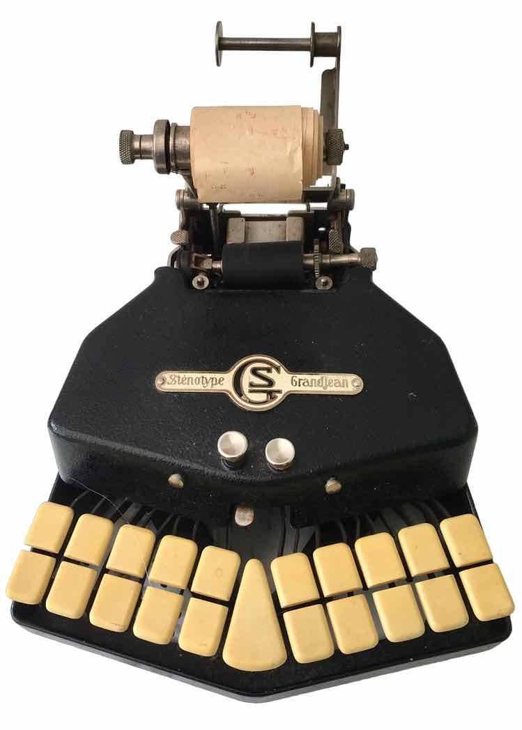 Stenograph Machine Grandjean Stenotype 1940s