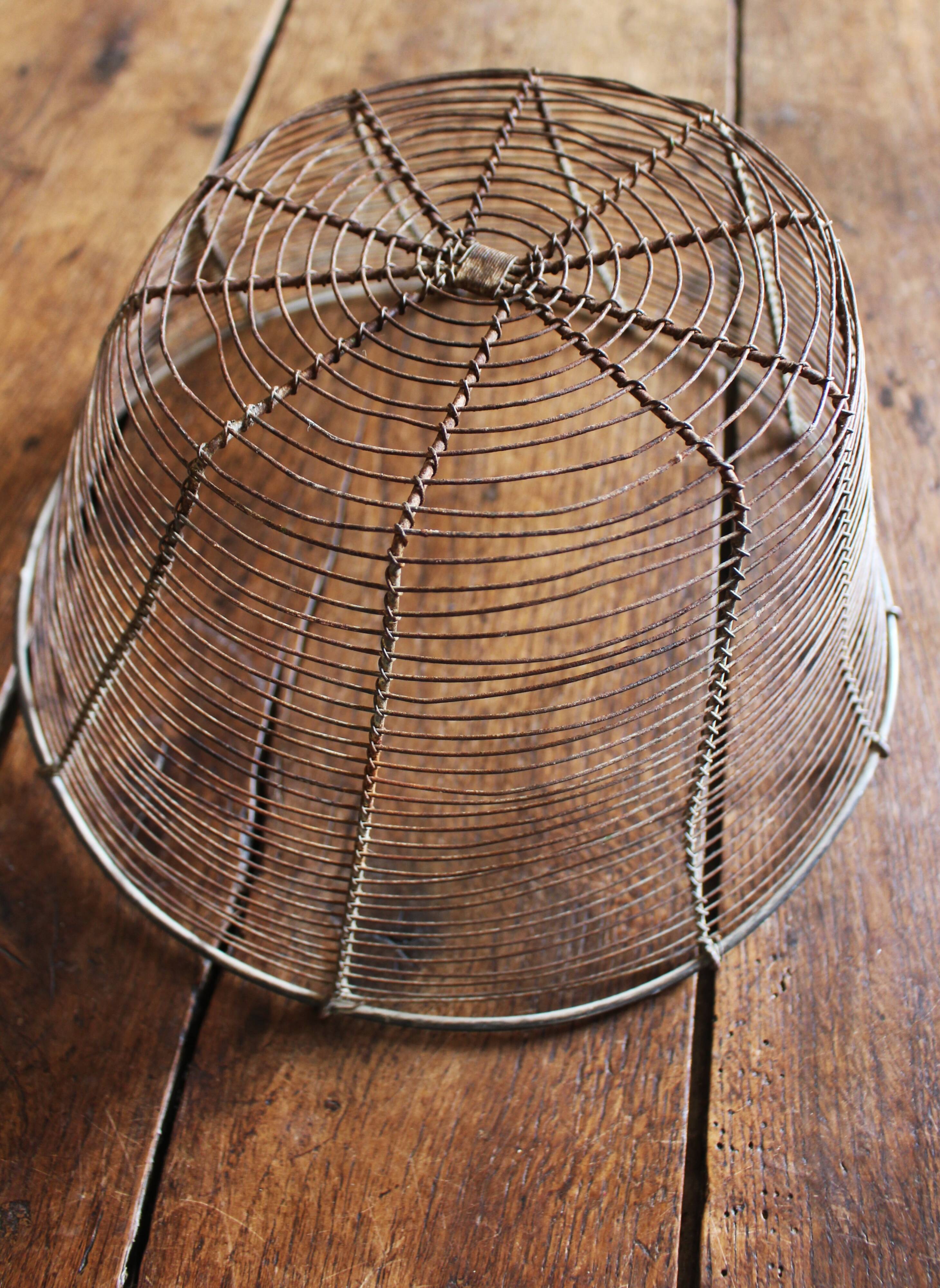 Panier Corbeille ronde métal fil de fer