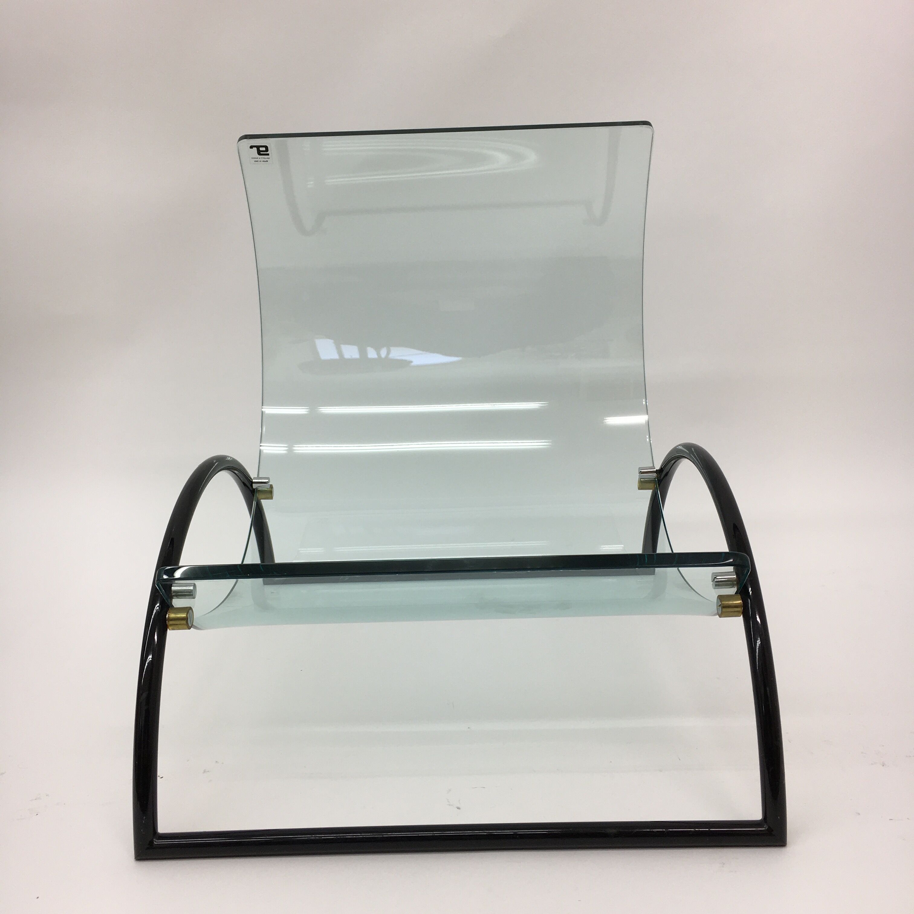 Italian magazine rack, 1980's, Gallotti & Radice