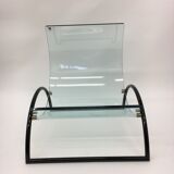 Italian magazine rack, 1980's, Gallotti & Radice